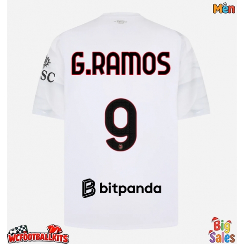 AC Milan Goncalo Ramos #9 Replica Away Stadium Shirt 2026-27 Short Sleeve